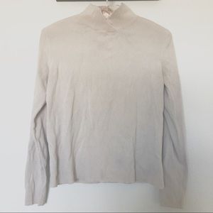 Coldwater Creek Mock Neck Turtle Neck Knit Sweater